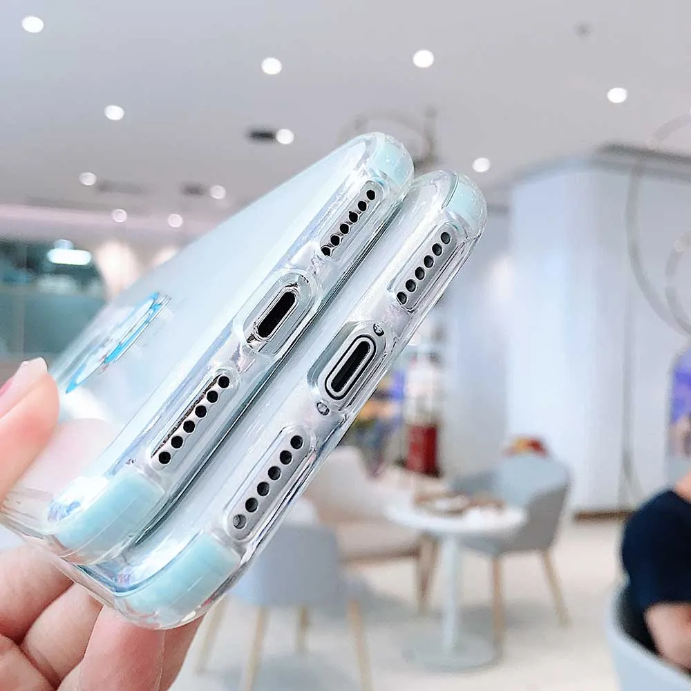 Японский милый Аниме Doraemon Moomin Красочные края чехол для телефона для iphone 11 pro X XS Max Xr 7 8 6 6s plus прозрачный мягкий силиконовый чехол