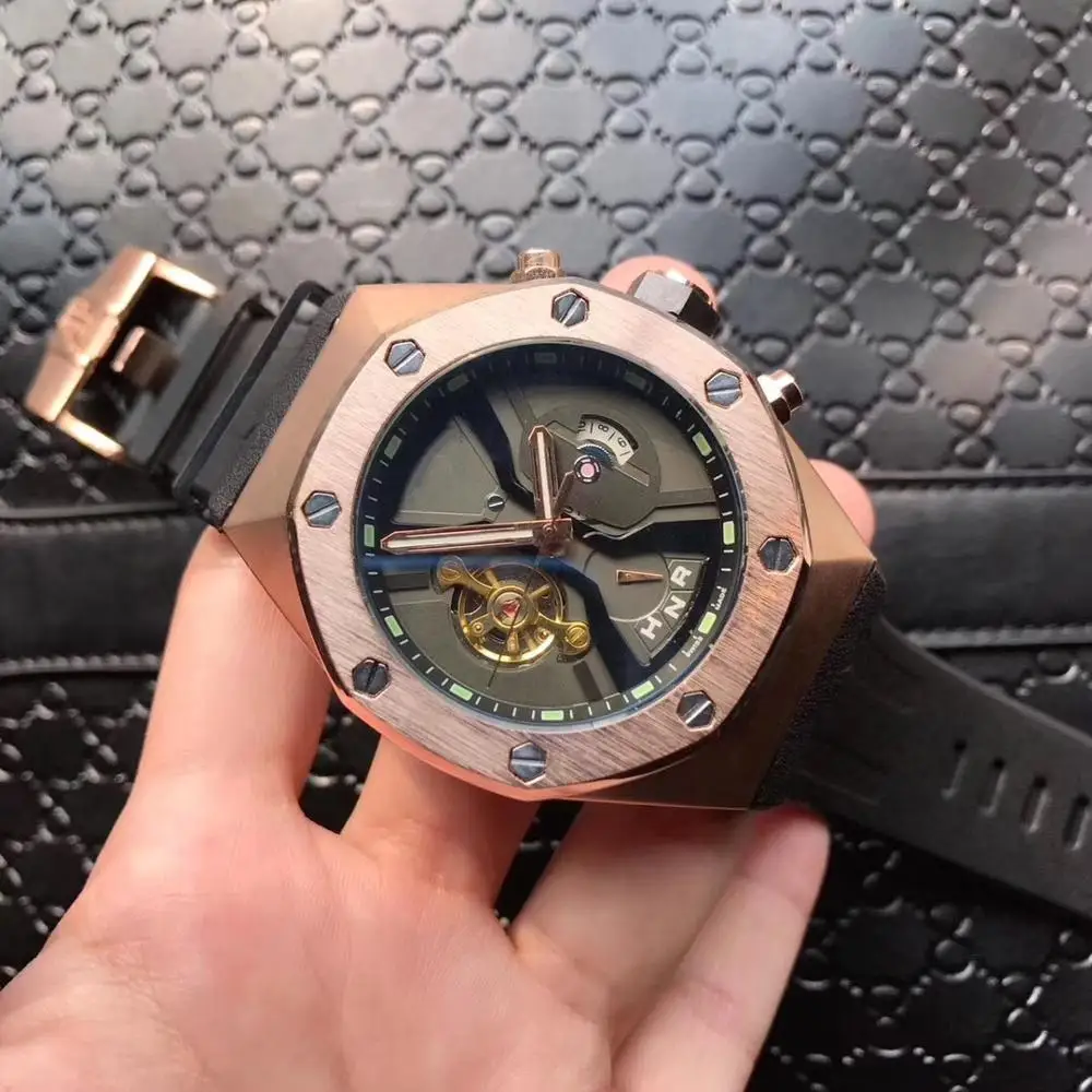 Роскошные Королевские турбийон спортивные мужские часы montre homme автоматические