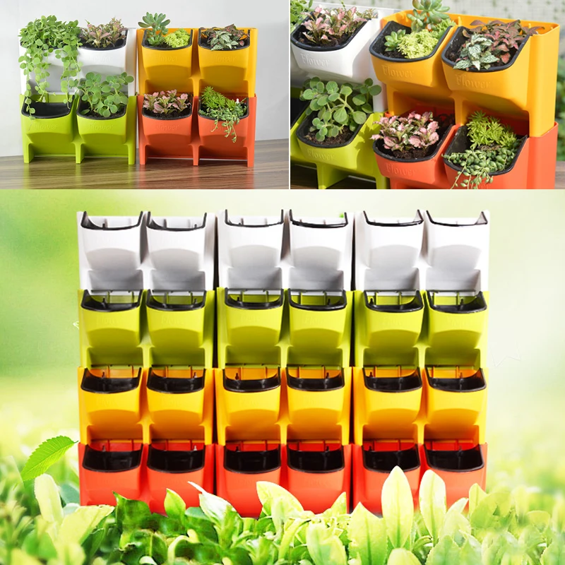 Пластик ящик для комнатных растений цветочный горшок настенный подвесное