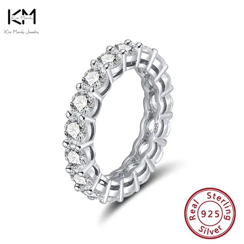 Женское кольцо из серебра 100% пробы с цирконом SR167 | Украшения и аксессуары