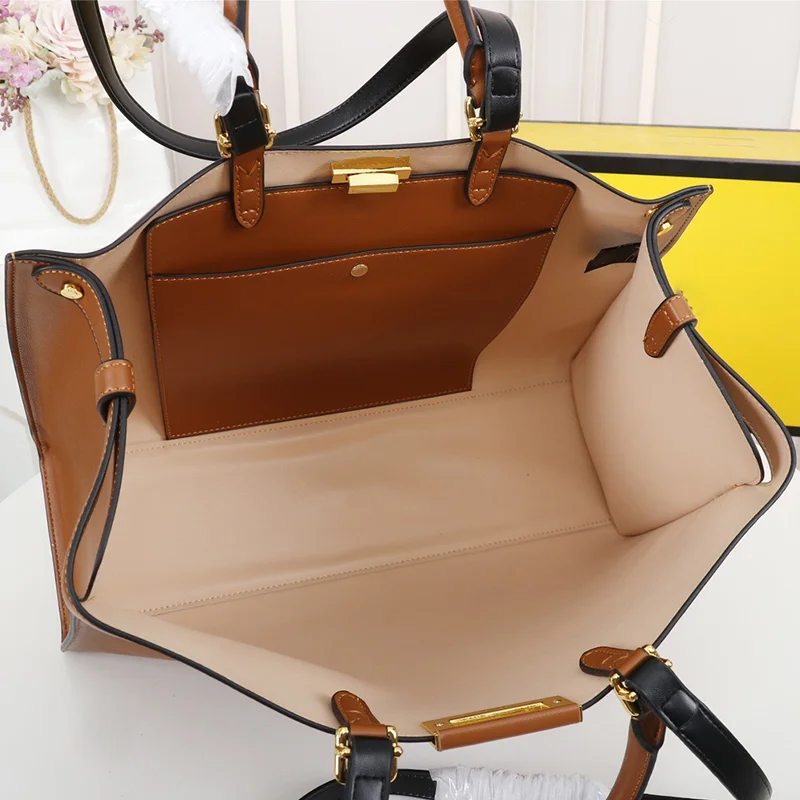

Women Bags Fashion Elegant Large Capacity Handbag Shoulder Tote Genuine Leather Business Bag for Office Daily