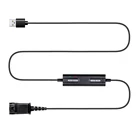 Быстрое отключение к USB-разъему QD с переключателем громкости и отключения звука для наушников Plantronics