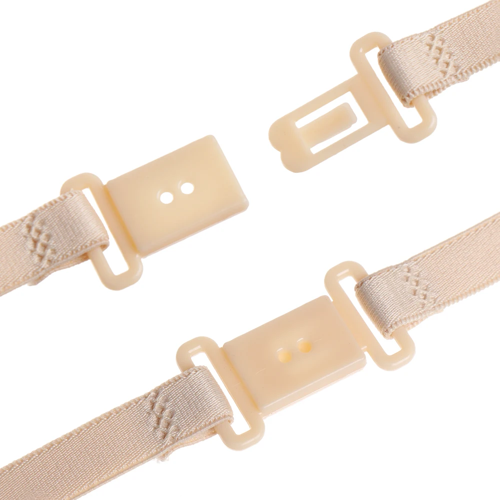 Female Skid-proof Buckle Shoulder Straps Women Non Slip Elastic Adjustable Band Bra Strap Holder Racer Back Clip | Женская одежда