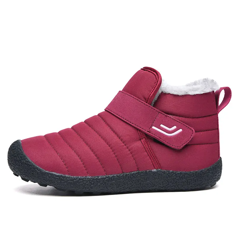 red Waterproof Men's Winter Shoes Big Size Snow Boots Men Fashion Winter Sneakers Male High Top Snow Boots Outdoor Ankle Boots X-002 - Цвет: red