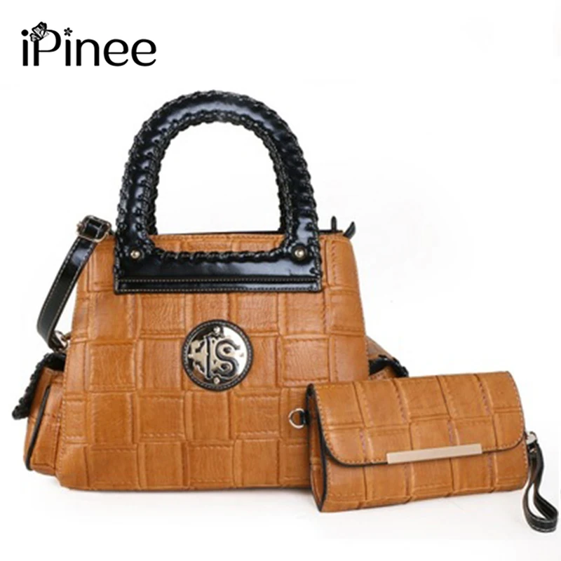 

Модные кожаные вязаные сумки iPinee через плечо для женщин, роскошные брендовые сумки с кошельком, дизайнерская сумка через плечо, Sac A Main