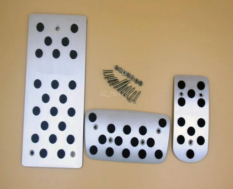 Высокое качество алюминиевого сплава Авто ускоритель тормоз ног педали наклейки