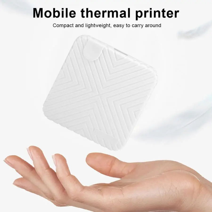 203DPI фото ABS + PC 58 мм Bluetooth печать ручной разрыв портативный термопринтер для дома и