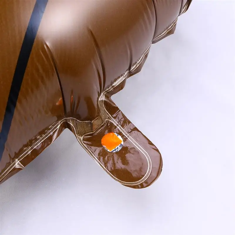 

12pcs Poo Shaped Balloons Decorative Aluminium Foil Balloons Photo Props Accessary Birthday Festival Party Supplies