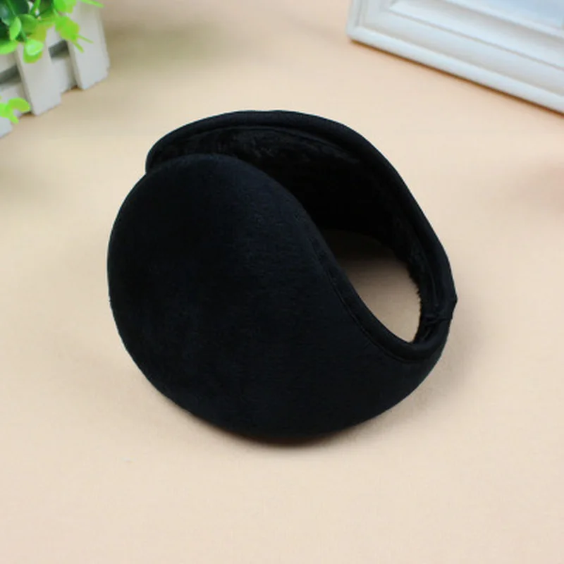 Зимние флисовые теплые наушники унисекс для мужчин и женщин плюшевые тканевые