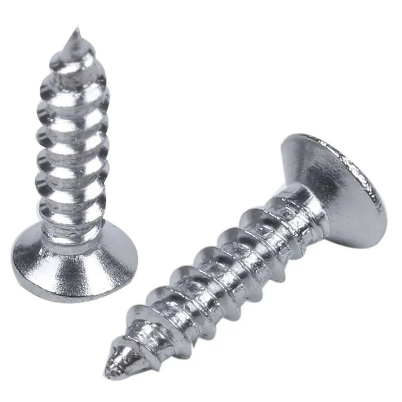 Винт с плоской головкой из нержавеющей стали крестообразной 12 мм x 3 60 шт. |