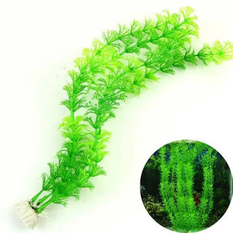 

Fish Tank Aquarium Decor Plastic Decor Plant Ornament Grass Fresh Water Simulation Plant Fish Tank Decoration Landscape