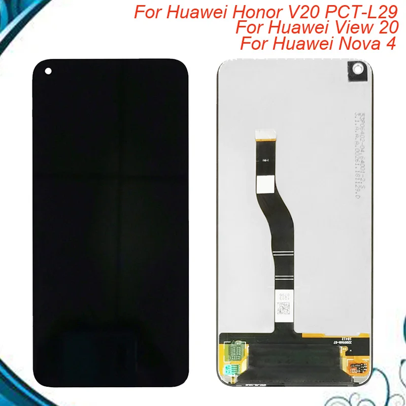 6 4 дюймов для huawei Honor V20/View 20 PCT-L29/huawei Nova ЖК-дисплей + сенсорный экран дигитайзер