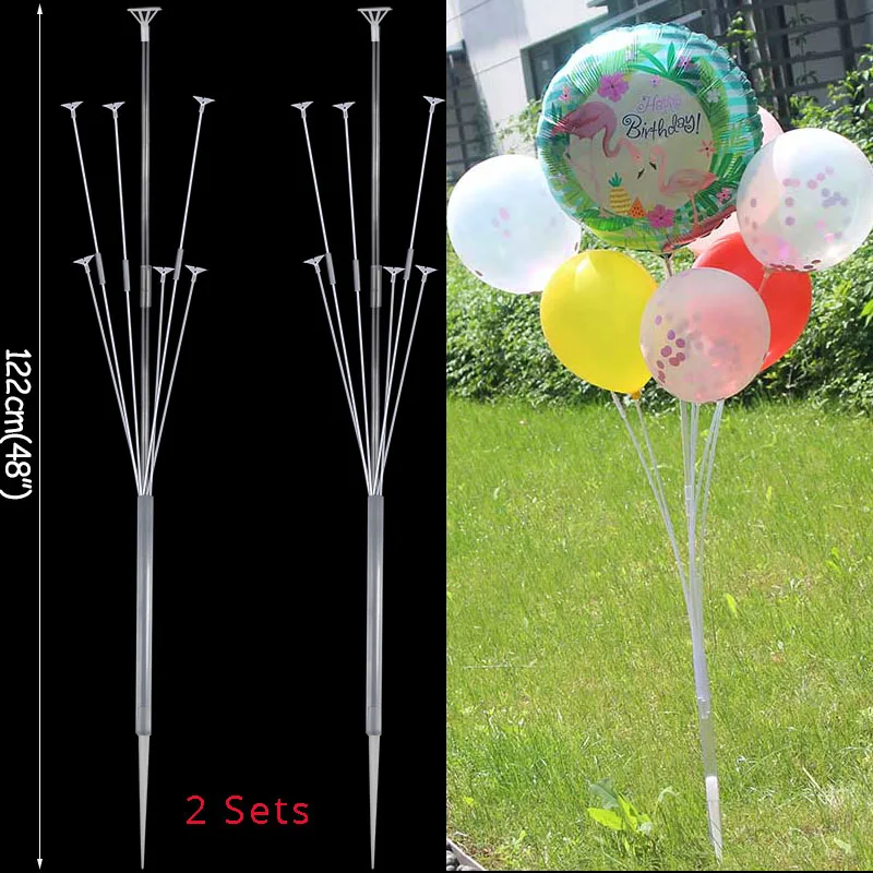 outdoor stand Детский шар для душа, украшение, пластиковый держатель для шарика колонна-подставка для детей, вечеринка на день рождения, свадебные украшения, вечерние принадлежности - Цвет: outdoor stand