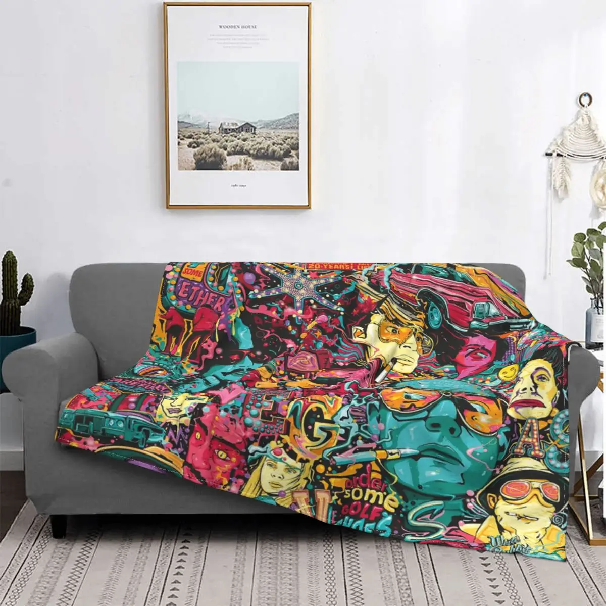 

Одеяло из Лас-Вегаса с защитой от страха и удовольствия, покрывало на кровать, клетчатое муслиновое покрывало, кавайное одеяло, постельное б...