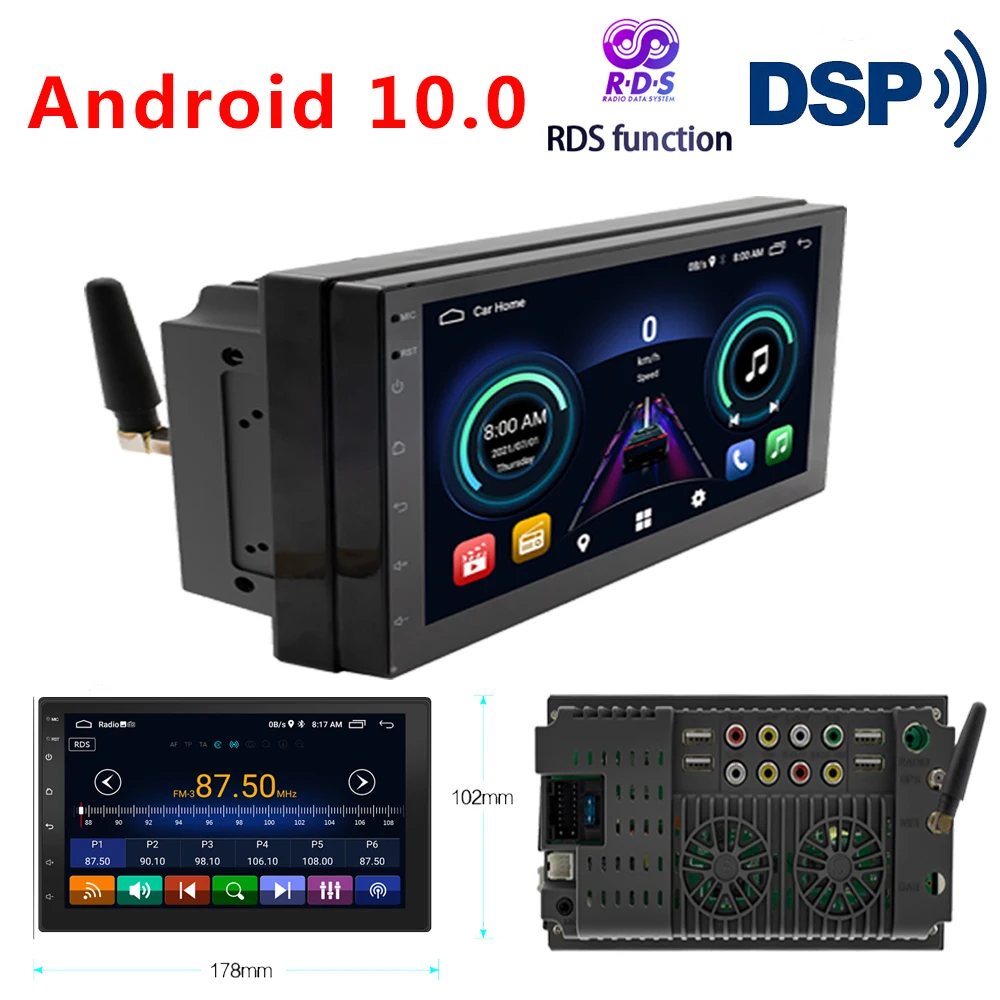 

2G 32G 2din DVR DSP RDS Car Android Radio Multimedia Player 7" GPS for Toyota Volkswagen Hyundai Nissan Kia Renault Suzuki Lada