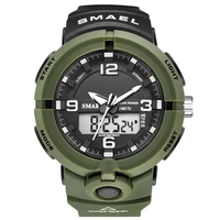 2020 solar energy watches men multifunctional sports watches dual time quartz wristwatches smael reloj hombre relogio masculino