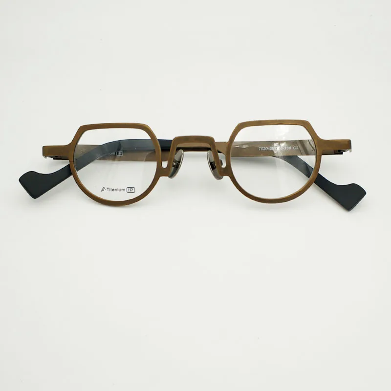 Оправа для очков из чистого титана в стиле ретро|Мужские очки кадры| |
