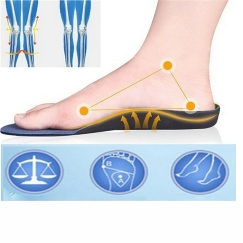 

High Quality Flat Foot Orthopedic Insoles For Shoes Soles Inserts Arch Support Corrector Men Women Shoe Pad Eva Sports Insoles