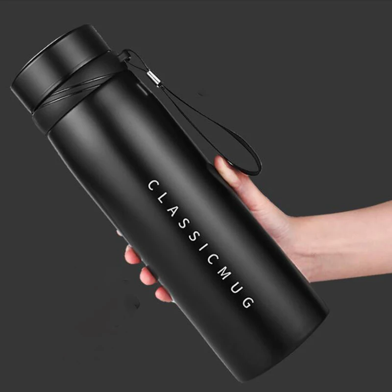 

Термос большой емкости для чая, портативная Термокружка, чашка из нержавеющей стали, Спортивная велосипедная вакуумная колба с изоляцией，...