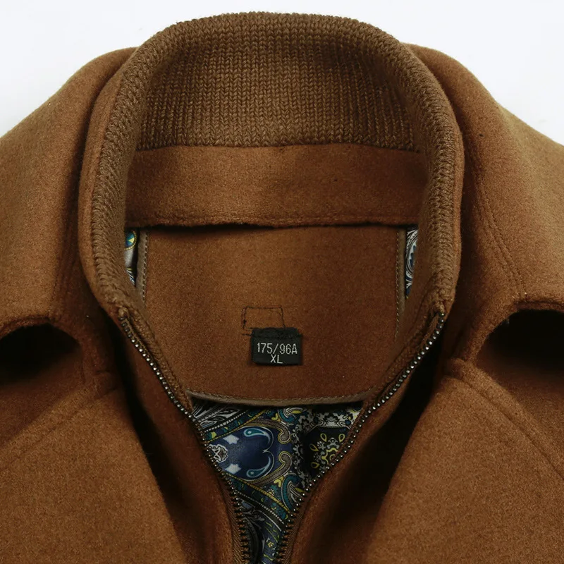 

2020 New Winter Mens Wool Coats Fashion Sashes Lapel Collar Men Long Outwear Business Casual Single Breasted Overcoat Male M-4XL