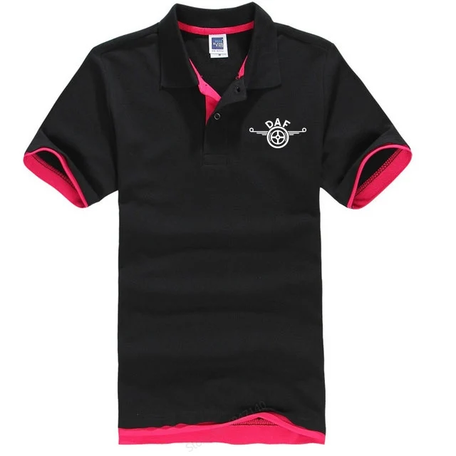 

2020 NEW High quality summer Mens for DAF polo shirt casual male colour tops mens short sleeve casual bup5