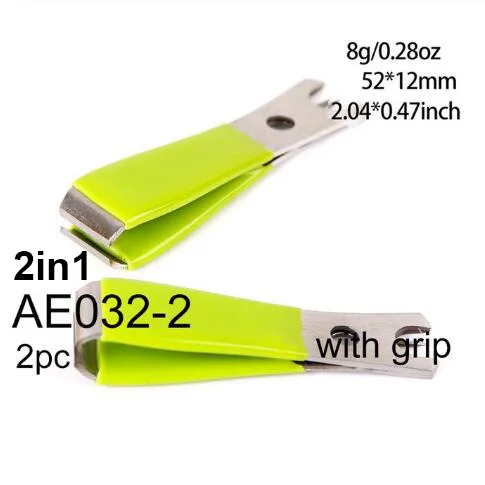 AE032 Green 2PC Maximumcatch 2 шт./лот Рыбалка Нипер из нержавеющей стали леска резак клипер рыболовный аксессуар - Цвет: AE032 Green 2PC