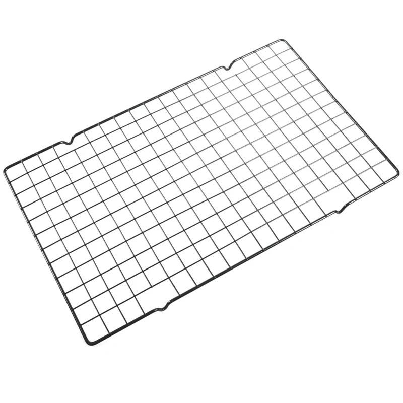 Охлаждающая решетка для выпечки из углеродистой стали с антипригарным покрытием для печенья, пирога, хлеба и торта, акция.