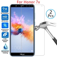 tempered glass screen protector for honor 7x case cover on honor7x honer onor hono 7 x x7 5 93 protective phone coque bag onor7x