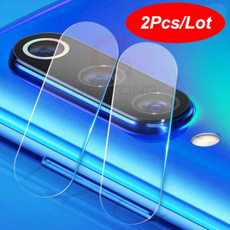 2PCS Camera Glass 2 в 1, полное покрытие из закаленного стекла для Xiaomi Mi A3 Lite, задняя крышка для объектива камеры, Защитное стекло для экрана для Xiaomi Mi A3, пленка для объектива камеры - Цвет: 2PCS Camera Glass
