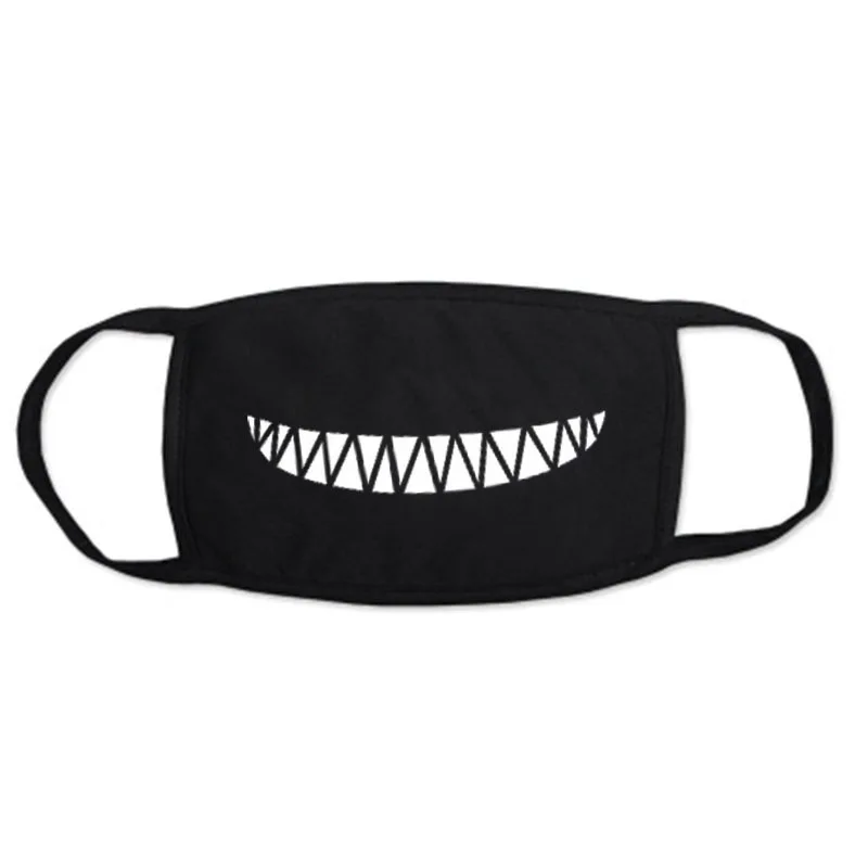 1 шт. Пылезащитная моющаяся многоразовая маска для рта зимняя теплая черная