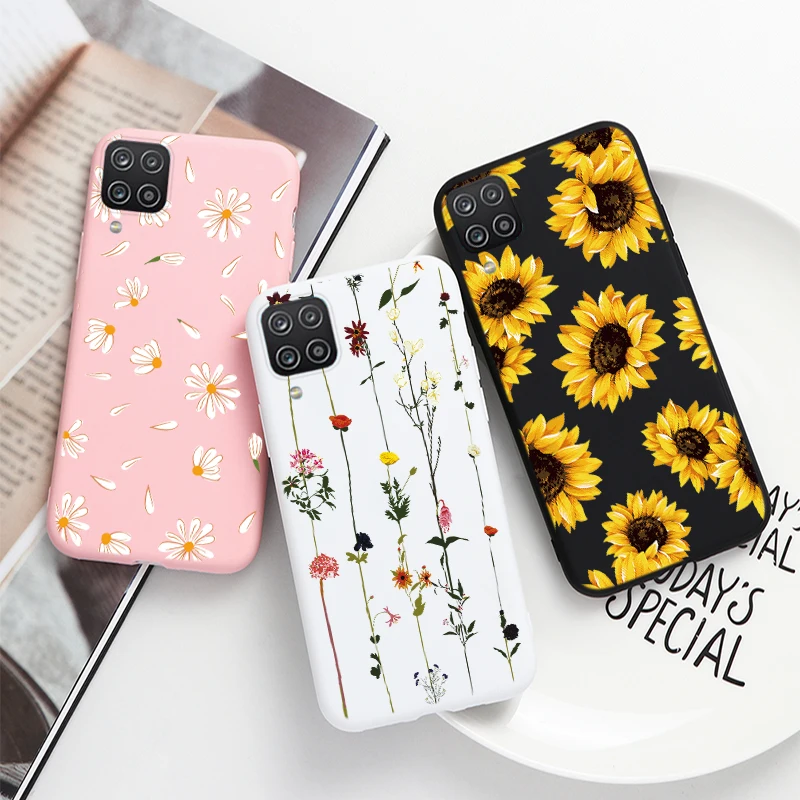 Чехол для Samsung Galaxy A12 6 5 дюйма 2020 Мягкие силиконовые чехлы телефонов Coque Funda A 12