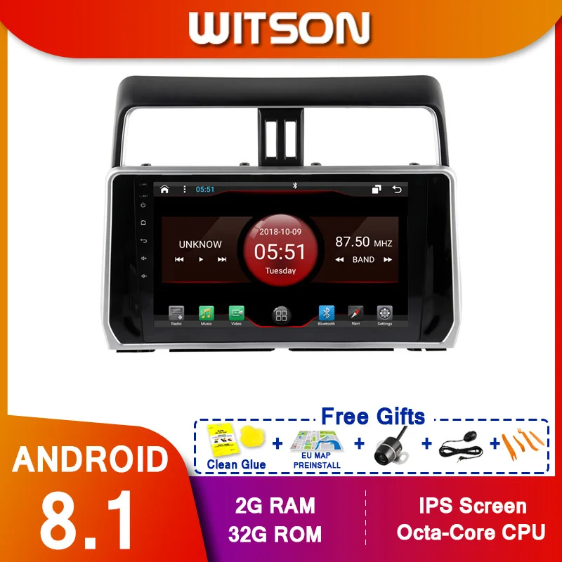 WITSON 10 2 &quotFULL HD сенсорный экран Android 0 Восьмиядерный Автомобильный GPS