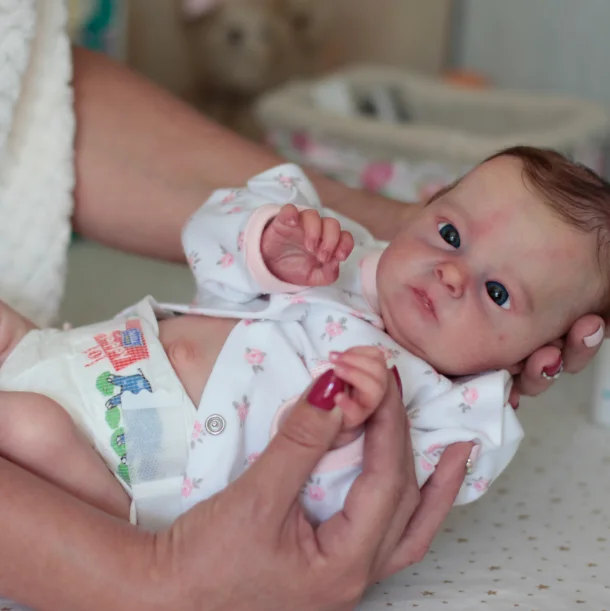 

20inch Boutique Handmade Realistic Baby Doll Lifelike Babe Girl Tink Reborn Baby Doll Kids Gift Cloth Body Collectibles Art Doll