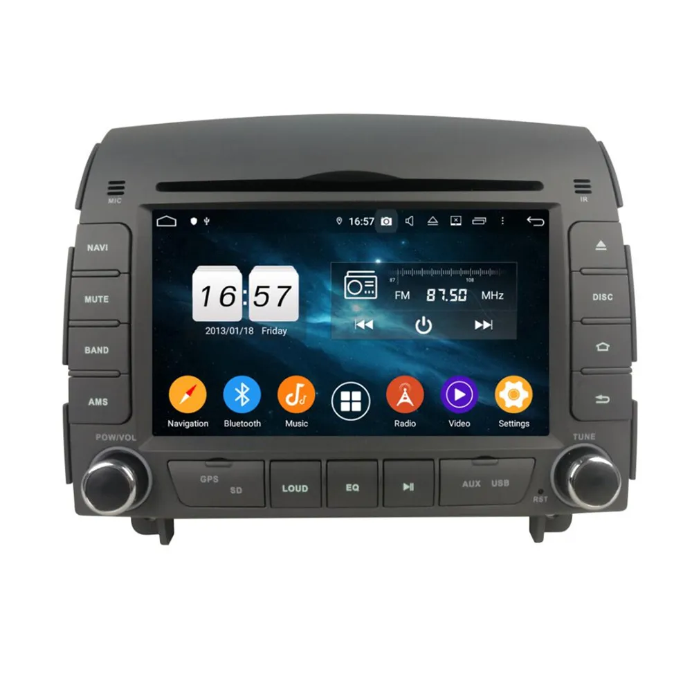 Автомобильный мультимедийный плеер экран 6 2 дюйма Android 10 0 PX6 ядер для Hyundai SONATA 2004