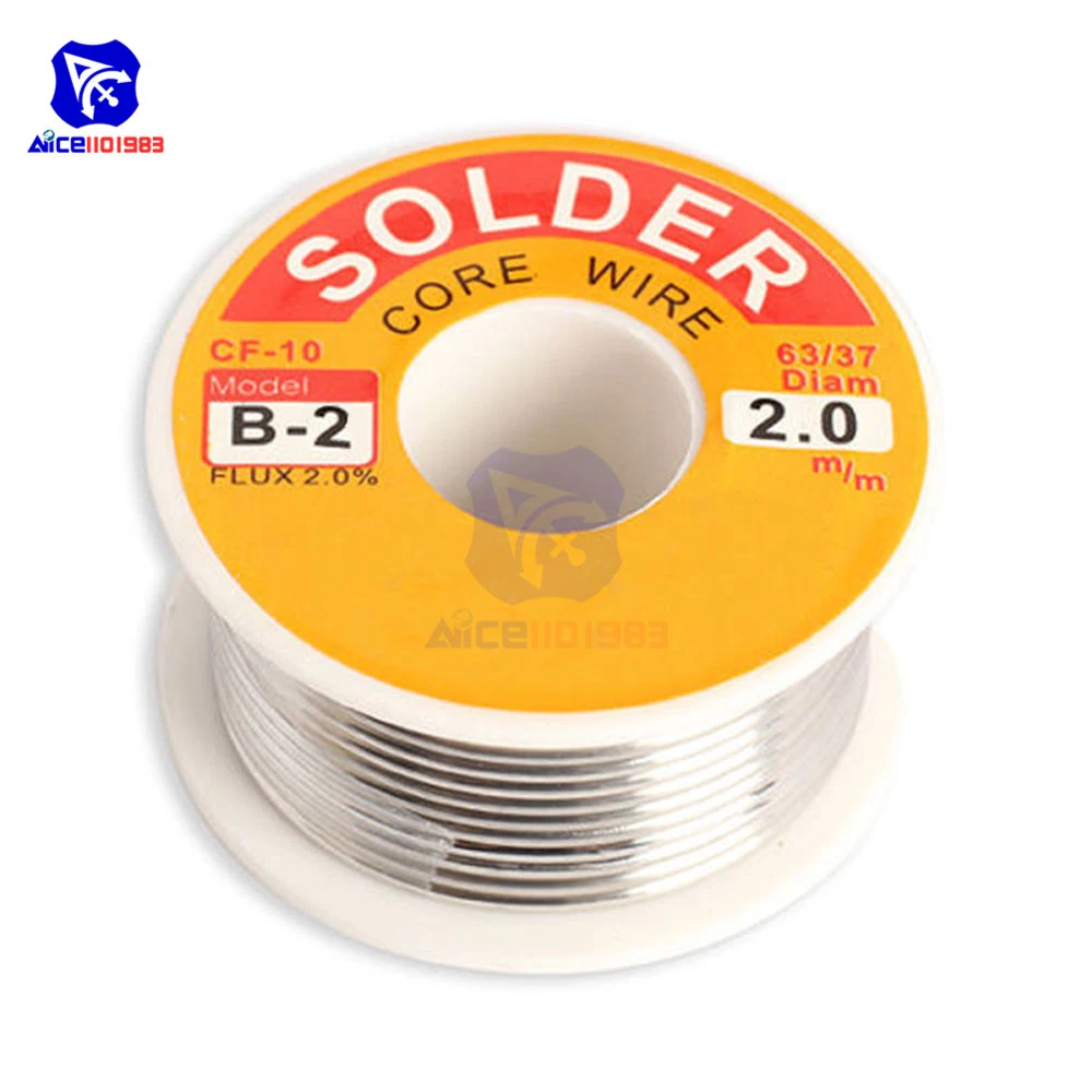 Припой diymore 0 5/0 6/0 8/1/1.2/1.5/2 мм 2% флюс Оловянно-свинцовый канифоль рулон сердечник