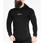 Мужские повседневные толстовки, хлопковая толстовка, спортивный пуловер для фитнеса и тренировок, осенняя Новая мужская серая облегающая куртка с капюшоном, топы, брендовая одежда