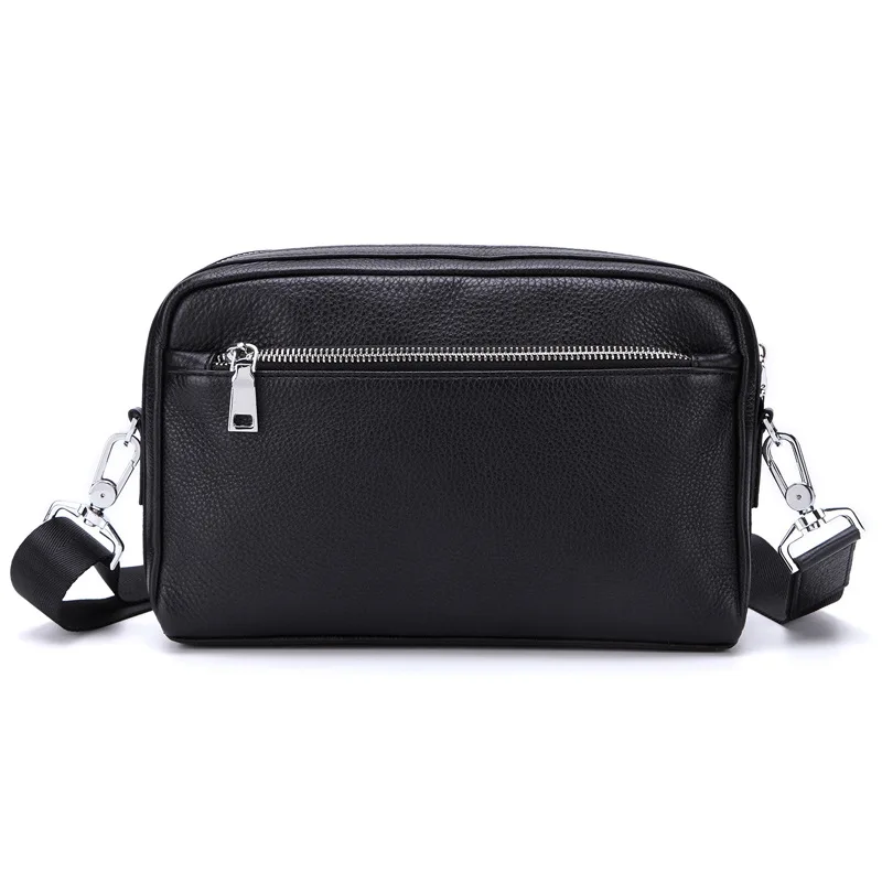 Мужская сумка мессенджер из натуральной воловьей кожи Повседневная Деловая