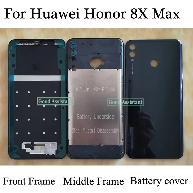 Рамка передней панели ЖК-дисплея для Huawei Honor 8X Max средняя рамка корпус Крышка
