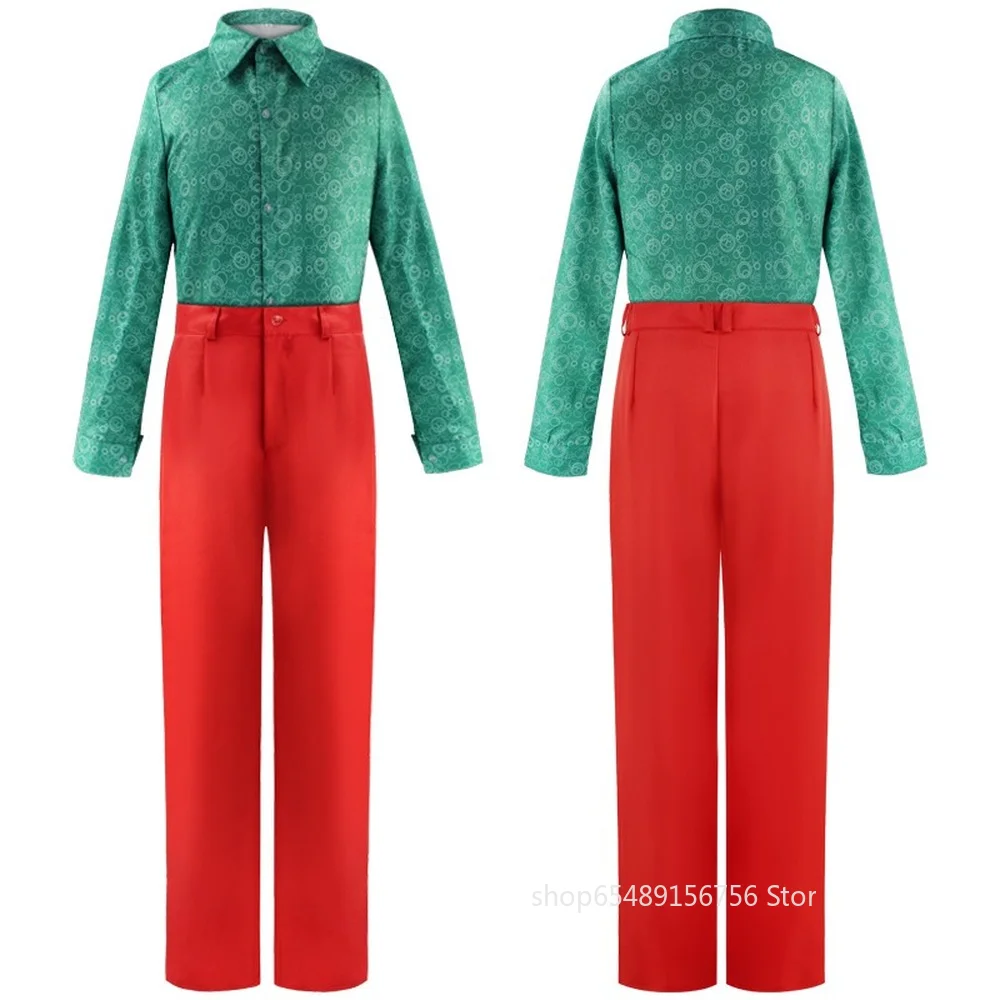 Костюм-маска для косплея из фильма Джокер парик клоуна ужасов Хэллоуина