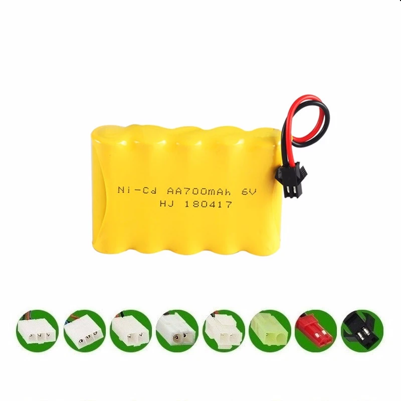 6v 700mAh батарея и зарядное устройство для RC автомобилей Роботы танки грузовики