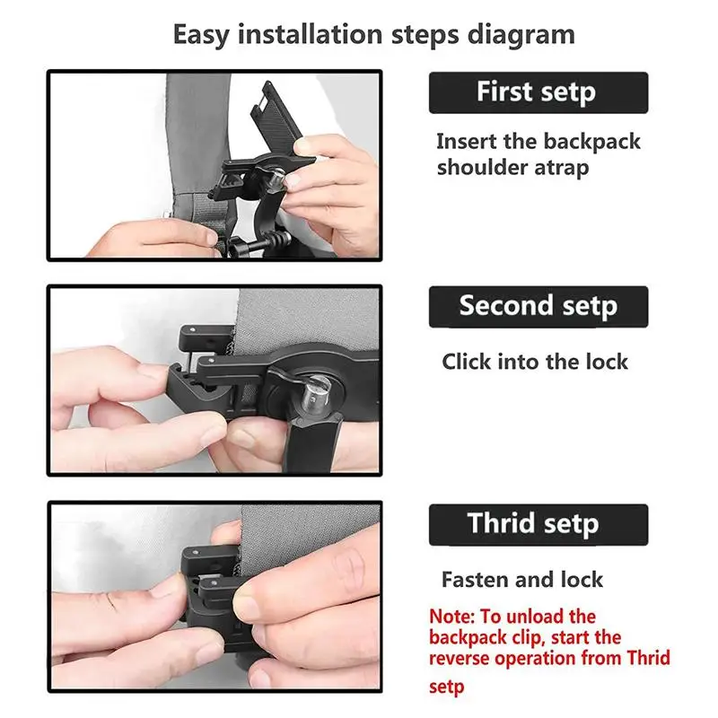 backpack shoulder strap mount holder compatible for gopro hero 10 360 rotation clip sport camera holder accessoreis free global shipping