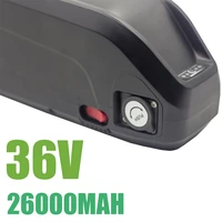 bicycle modification 350w 750w 500w electric bike 18650 hailong panasonic lithium battery 10s6p 36v 26ah for bbs02b bbshd other