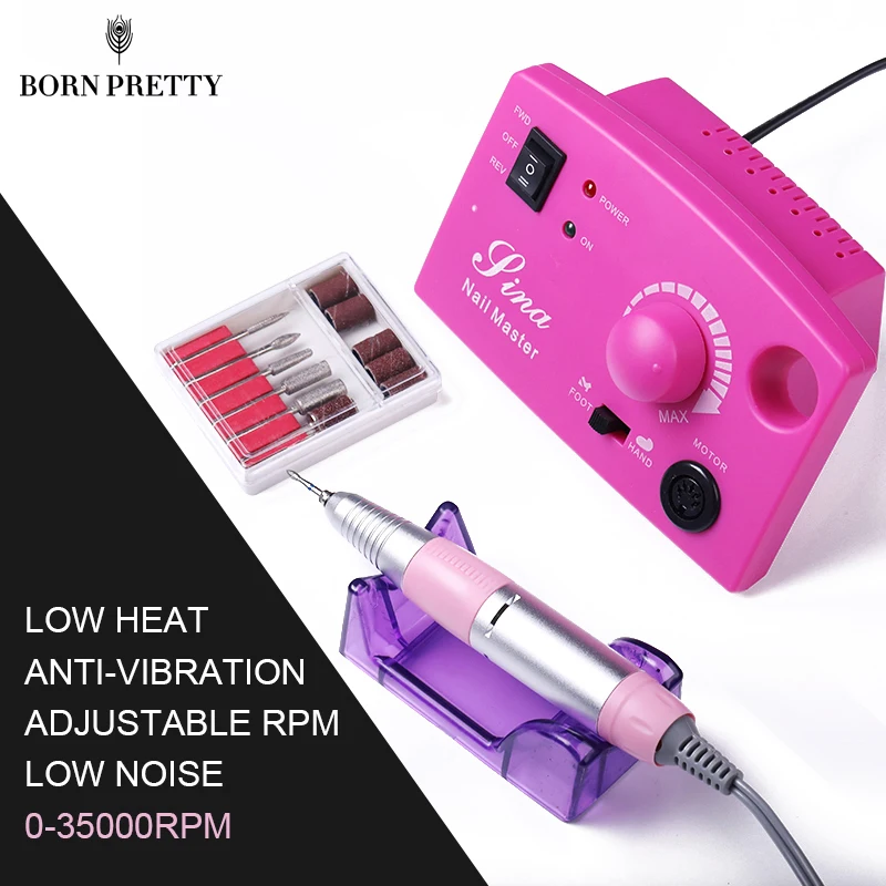 Профессиональная электрическая дрель для маникюра набор станков 30000/35000 об/мин