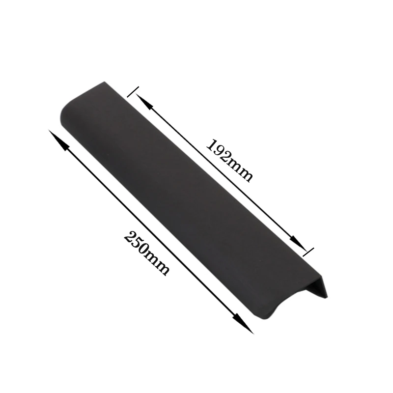 

8858 Black 192mm Cabinet Handles Furniture Handles for Cabinets and Drawers Handle Kitchen Cabinets Aluminum