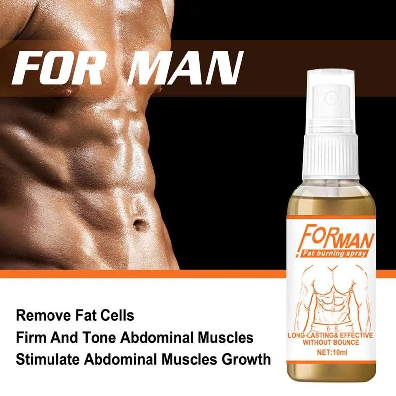 Спрей для мышц живота жидкое масло фитнеса мощный антицеллюлитный спрей