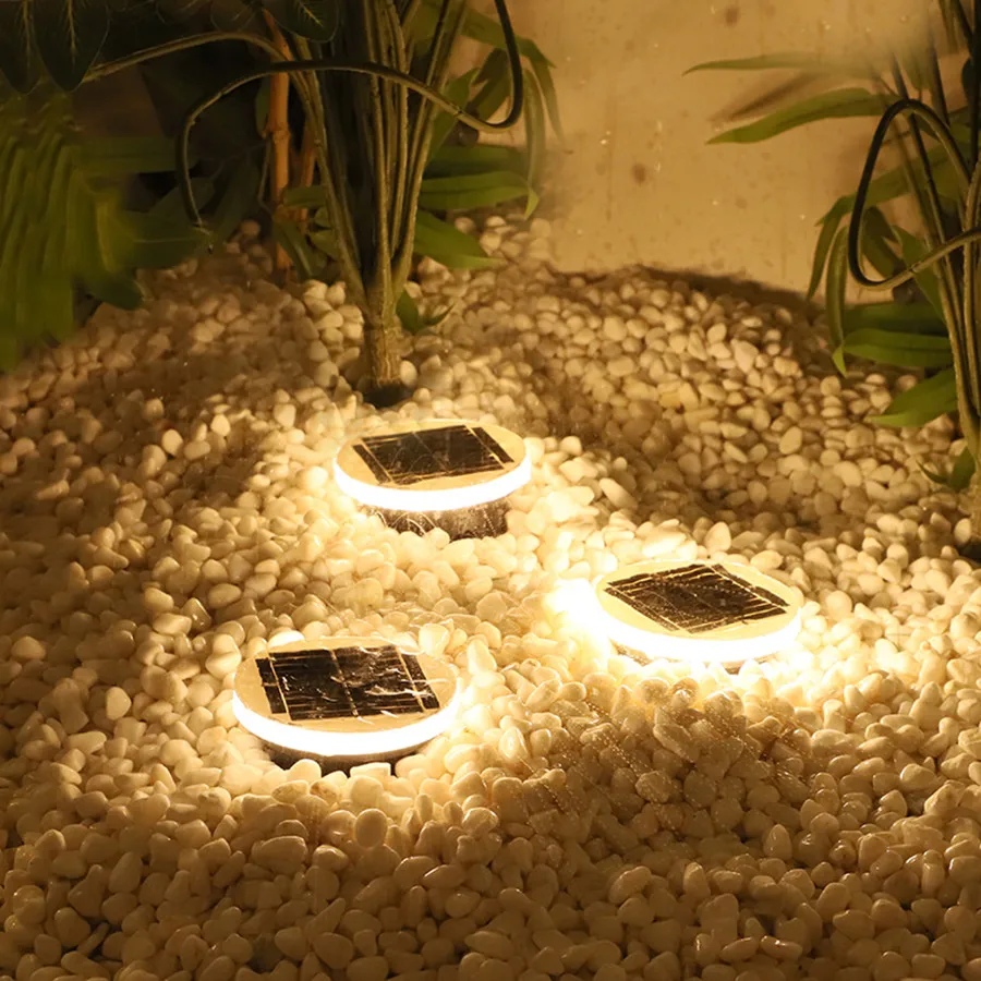 저렴한 5 개 야외 태양광 LED 지하 빛 태양 통로 잔디 매립 조명 2/3W 조경 조명 지상 조명에 매입