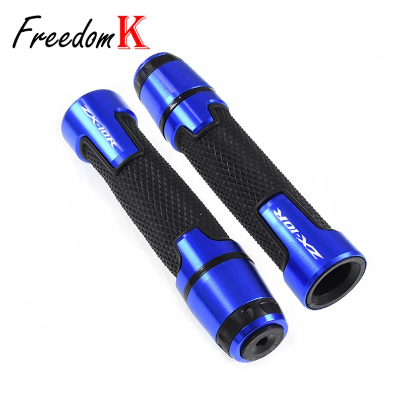 

For KAWASAKI NINJA ZX-10R ZX10R ZX 10R Motorcycle 7/8"22mm Aluminum Rubber Handlebar Grips Ends Handle Caps Hand Bar Plugs