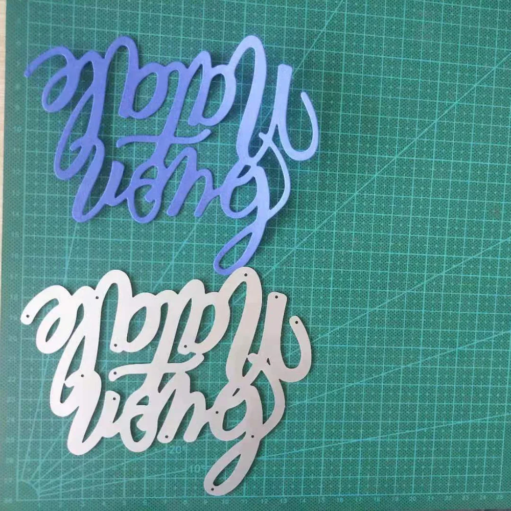 Буквы слова рамка металлические Вырубные штампы алфавит вырезанные