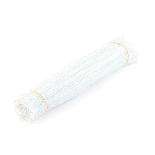 Glitter transparent 30*0,6 см блестящий топ, корень волос, кривая палочка для детей, для детского сада, ручной работы, материал для рукоделия, Рождественские елки, вечерние украшения, 100 шт - Цвет: Glitter transparent