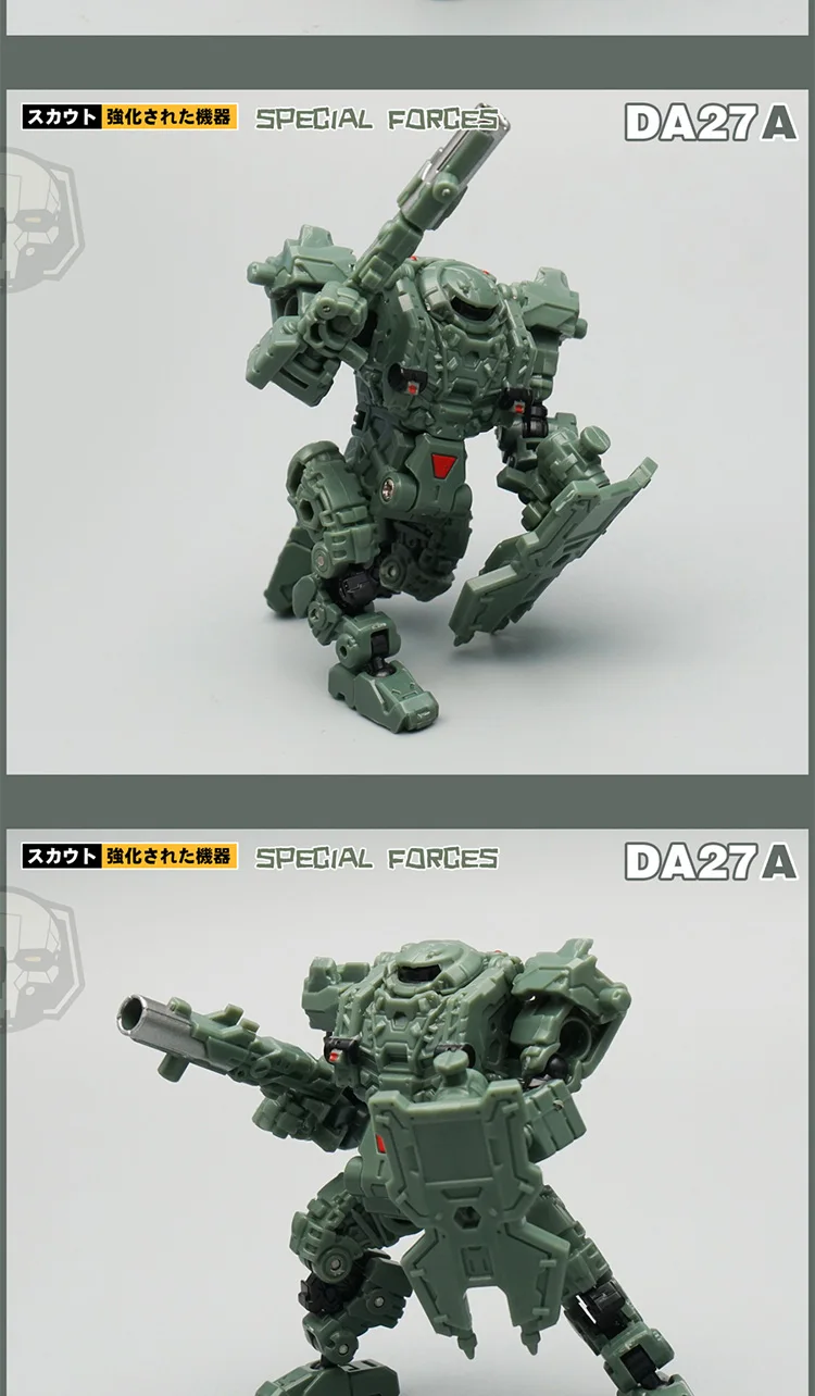 MFT DA27 DA-27 трансформация Diaclone power ed-suit power Suit Black Mech Solider Lost Planet фигурка игрушки
